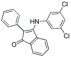 3-((3,5-DICHLOROPHENYL)AMINO)-2-PHENYLINDEN-1-ONE Struktur