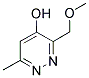 3-(METHOXYMETHYL)-6-METHYLPYRIDAZIN-4-OL Struktur