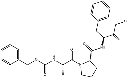 Z-ALA-PRO-PHE-CHLOROMETHYLKETONE Struktur