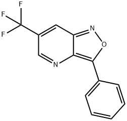 3-PHENYL-6-(TRIFLUOROMETHYL)ISOXAZOLO[4,3-B]PYRIDINE Struktur