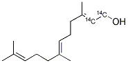 TRANS, TRANS FARNESOL, [1,2-14C] Struktur