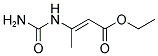 ETHYL (2E)-3-[(AMINOCARBONYL)AMINO]BUT-2-ENOATE Struktur