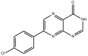 7-(4-CHLOROPHENYL)PTERIDIN-4(3H)-ONE Struktur