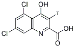 DICHLOROKYNURENIC ACID, 5,7-[3-3H]- Struktur