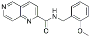 N-(2-METHOXYBENZYL)-1,6-NAPHTHYRIDINE-2-CARBOXAMIDE Struktur