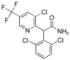 2-[3-CHLORO-5-(TRIFLUOROMETHYL)-2-PYRIDINYL]-2-(2,6-DICHLOROPHENYL)ACETAMIDE Struktur