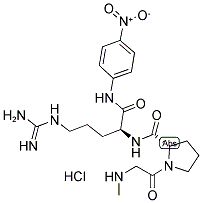 SAR-PRO-ARG-PNA HCL Struktur