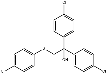 1,1-BIS(4-CHLOROPHENYL)-2-[(4-CHLOROPHENYL)SULFANYL]-1-ETHANOL Struktur