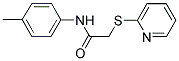 N-(4-METHYLPHENYL)-2-(2-PYRIDINYLSULFANYL)ACETAMIDE Struktur