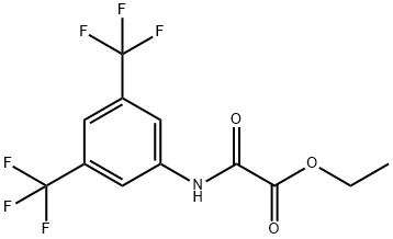 ETHYL 2-[3,5-DI(TRIFLUOROMETHYL)ANILINO]-2-OXOACETATE Struktur