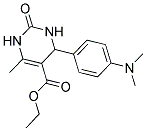 4-(4-DIMETHYLAMINO-PHENYL)-6-METHYL-2-OXO-1,2,3,4-TETRAHYDRO-PYRIMIDINE-5-CARBOXYLIC ACID ETHYL ESTER Struktur