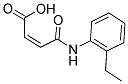 3-(2-ETHYL-PHENYLCARBAMOYL)-ACRYLIC ACID Struktur