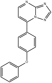 7-(4-PHENOXYPHENYL)[1,2,4]TRIAZOLO[1,5-A]PYRIMIDINE Struktur