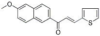 1-(6-METHOXY-2-NAPHTHYL)-3-(2-THIENYL)PROP-2-EN-1-ONE Struktur