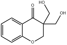 3,3-BIS(HYDROXYMETHYL)-2,3-DIHYDRO-4H-CHROMEN-4-ONE Struktur