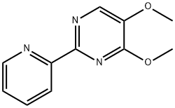 4,5-DIMETHOXY-2-(2-PYRIDINYL)PYRIMIDINE Struktur