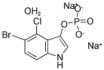 5-BROMO-4-CHLORO-3-INDOLYL PHOSPHATE DISODIUM SALT 1.5-HYDRATE Struktur