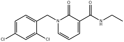 1-(2,4-DICHLOROBENZYL)-N-ETHYL-2-OXO-1,2-DIHYDRO-3-PYRIDINECARBOXAMIDE Struktur