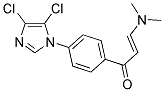 1-[4-(4,5-DICHLORO-1H-IMIDAZOL-1-YL)PHENYL]-3-(DIMETHYLAMINO)PROP-2-EN-1-ONE Struktur