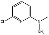 2-CHLORO-6-(1-METHYLHYDRAZINO)PYRIDINE Struktur