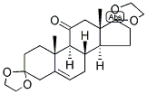 5-ANDROSTEN-3,11,17-TRIONE 3,17-DIETHYLENEKETAL Struktur