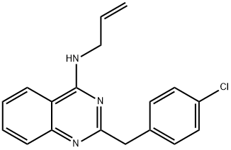 N-ALLYL-2-(4-CHLOROBENZYL)-4-QUINAZOLINAMINE Struktur