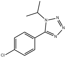 5-(4-CHLOROPHENYL)-1-ISOPROPYL-1H-1,2,3,4-TETRAAZOLE Struktur