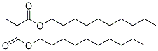 DIDECYL 2-METHYLMALONATE Struktur