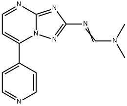 N,N-DIMETHYL-N'-[7-(4-PYRIDINYL)[1,2,4]TRIAZOLO[1,5-A]PYRIMIDIN-2-YL]IMINOFORMAMIDE Struktur