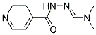 N'-ISONICOTINOYL-N,N-DIMETHYLHYDRAZONOFORMAMIDE Struktur