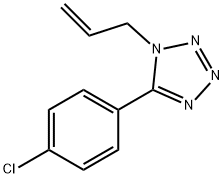 1-ALLYL-5-(4-CHLOROPHENYL)-1H-1,2,3,4-TETRAAZOLE Struktur