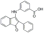 3-((1-OXO-2-PHENYLINDEN-3-YL)AMINO)BENZOIC ACID Struktur