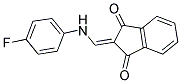 2-(((4-FLUOROPHENYL)AMINO)METHYLENE)INDANE-1,3-DIONE