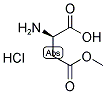 H-D-ASP(OME)-OH HCL Struktur