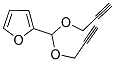 2-[DI(PROP-2-YNYLOXY)METHYL]FURAN Struktur