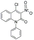 4-CHLORO-3-NITRO-1-PHENYL-1,2-DIHYDROQUINOLIN-2-ONE Struktur