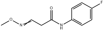 N-(4-FLUOROPHENYL)-3-(METHOXYIMINO)PROPANAMIDE Struktur