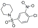 4-[(4-CHLORO-3-NITROPHENYL)SULFONYL]MORPHOLINE Struktur