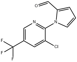 1-[3-CHLORO-5-(TRIFLUOROMETHYL)-2-PYRIDINYL]-1H-PYRROLE-2-CARBALDEHYDE Struktur