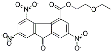 2-ETHOXYETHYL 2,5,7-TRINITRO-9-OXO-9H-FLUORENE-4-CARBOXYLATE Struktur