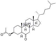 5-ALPHA-CHOLESTAN-3-BETA-OL-6-ONE ACETATE Struktur