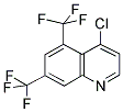 5,7-BIS(TRIFLUOROMETHYL)-4-CHLOROQUINOLINE Struktur