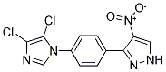 4,5-DICHLORO-1-[4-(4-NITRO-1H-PYRAZOL-3-YL)PHENYL]-1H-IMIDAZOLE Struktur