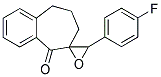 2-(4-FLUOROBENZYLIDENE)-1-BENZOSUBERONE EPOXIDE Struktur