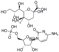 CMP SIALIC ACID [SIALIC-6-3H] Struktur