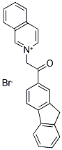 1-(9H-2-FLUORENYL)-2-(2-ISOQUINOLINIUMYL)-1-ETHANONE BROMIDE Struktur