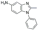 2-METHYL-1-PHENYL-1H-BENZIMIDAZOL-5-AMINE Struktur