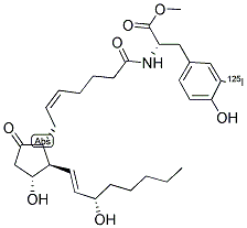 PROSTAGLANDIN E2 [125I]-IODOTYROSINE METHYL ESTER Struktur