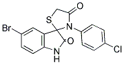 10-BROMO-3-(4-CHLOROPHENYL)SPIRO[1,3-THIAZOLIDINE-2,3'-INDOLINE]-4,7-DIONE