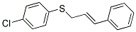 1-CHLORO-4-[(3-PHENYL-2-PROPENYL)SULFANYL]BENZENE Struktur
